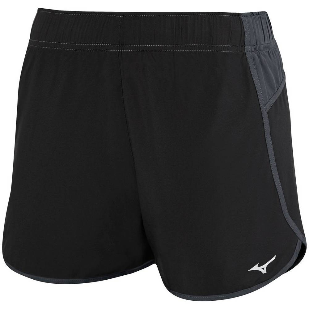 Pantaloncini Mizuno Pallavolo Atlanta Cover Up Donna - Nere/Grigie - 46987-GKAU